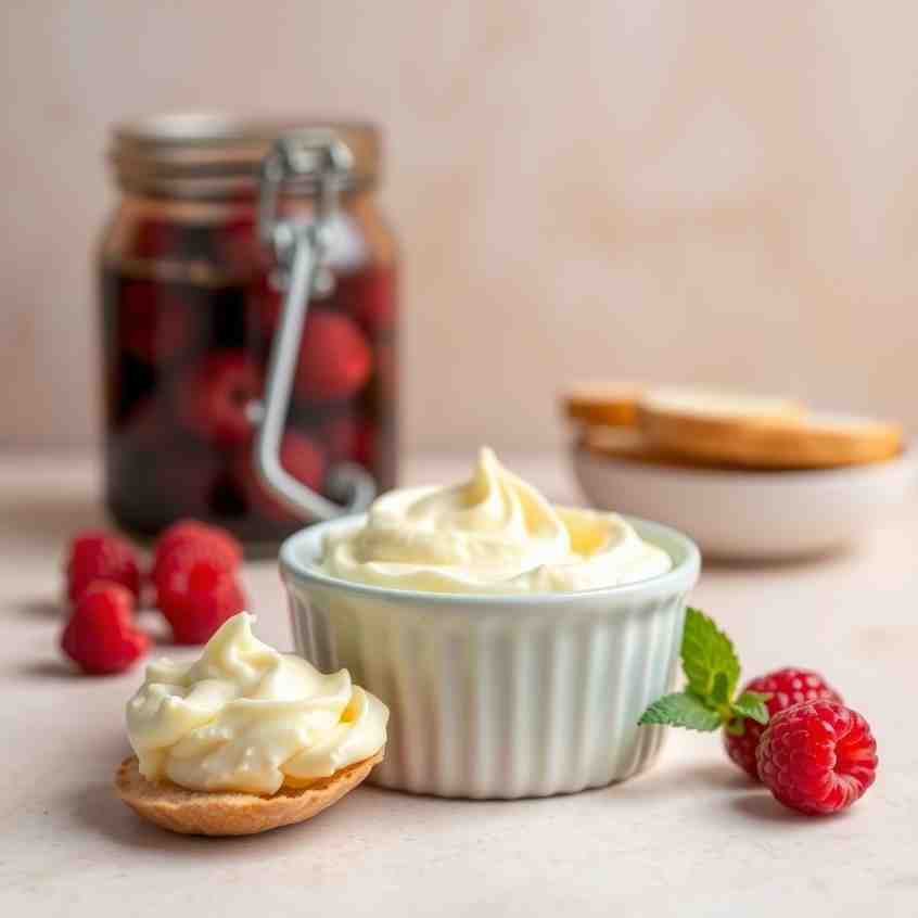 Homemade English Clotted Cream - Easy Oven Recipe